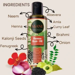henna hair oil anti greying